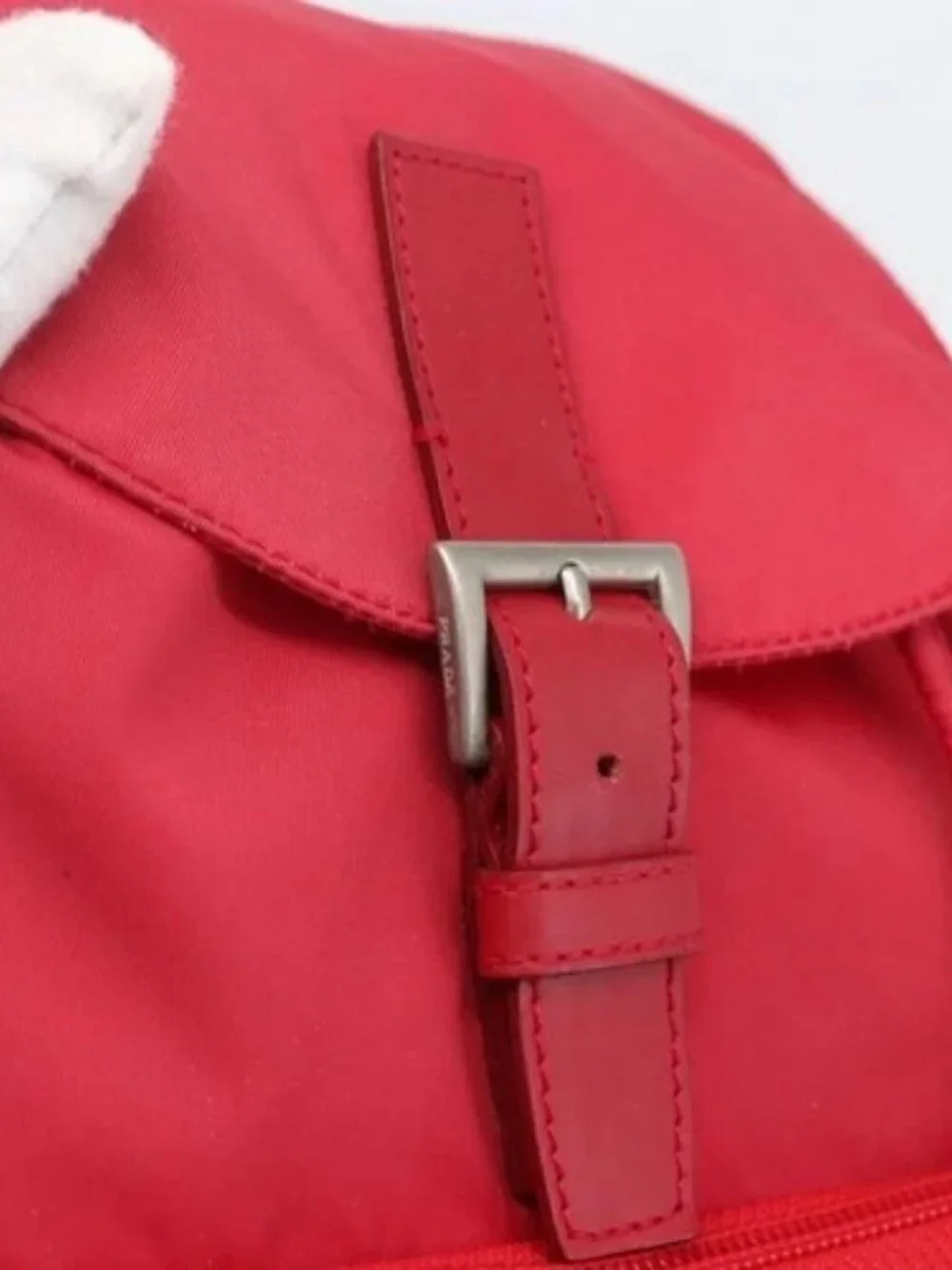 PRADA Backpack Nylon Pink Silver Auth 164369 - Picture 14 of 16